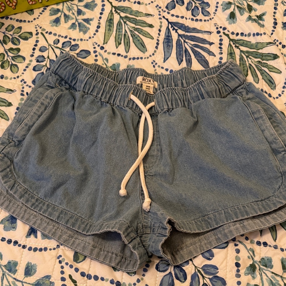 Roxy Women's Light Blue Athletic Shorts Size Small